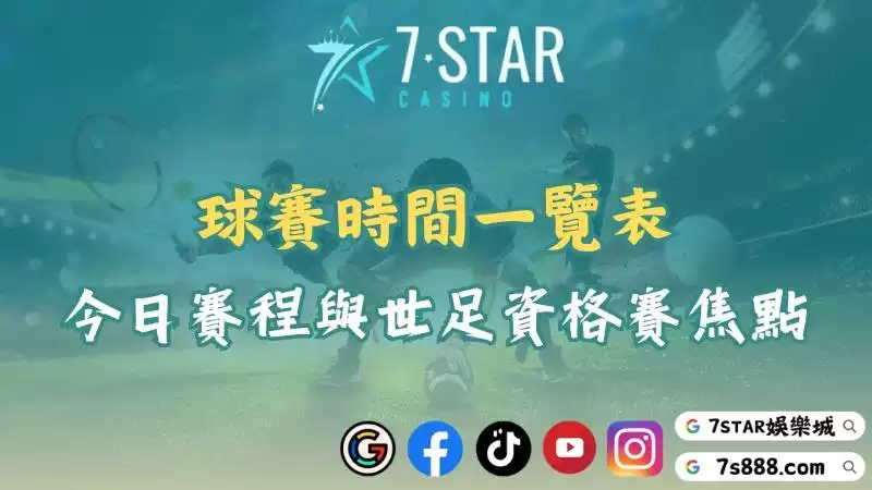 球賽時間一覽表！今日賽程與世足資格賽焦點一次掌握！